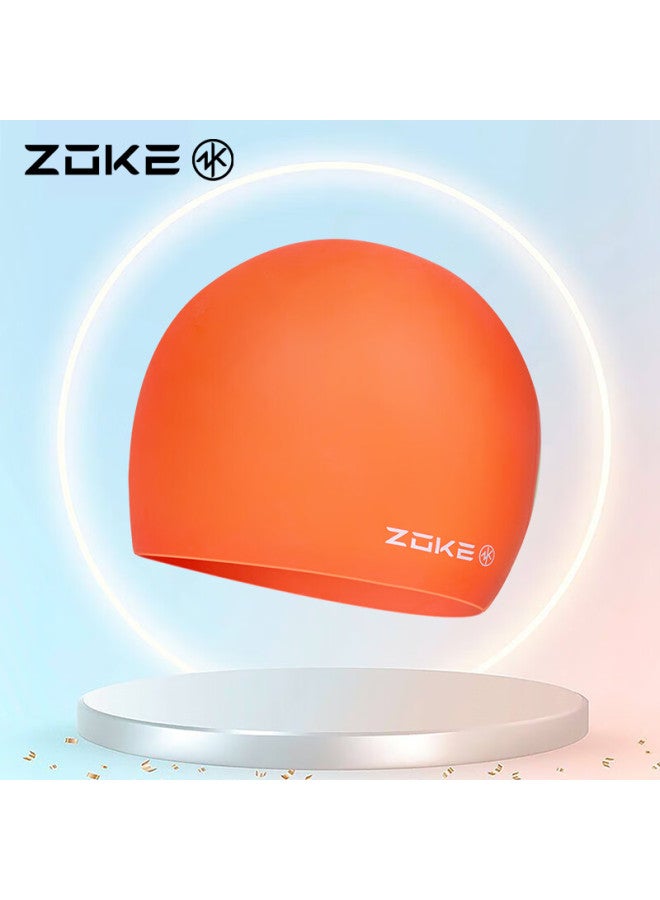 Zoke Silicone Waterproof Comfortable Hair Care Ear Protection Professional Swimming Cap 625503211a-9 - Image 4
