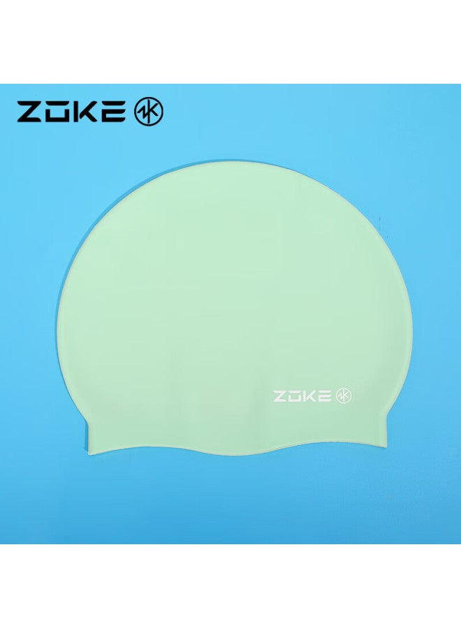 Zoke Silicone Waterproof Comfortable Hair Care Ear Protection Professional Swimming Cap 625503211a-9 - Image 1