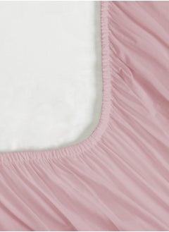 Master Home Textile Cotton Fitted Sheet Set,  100% Cotton, 200 TC, 2 Pieces Single Size with 30 cm Deep Pocket  - Image 3