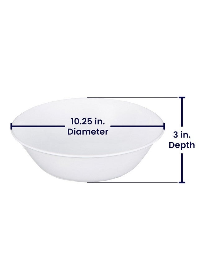 Corelle وعاء تقديم كوريل ليفينغ وير سعة 2 لتر - أبيض شتوي متجمد (4) - Image 2