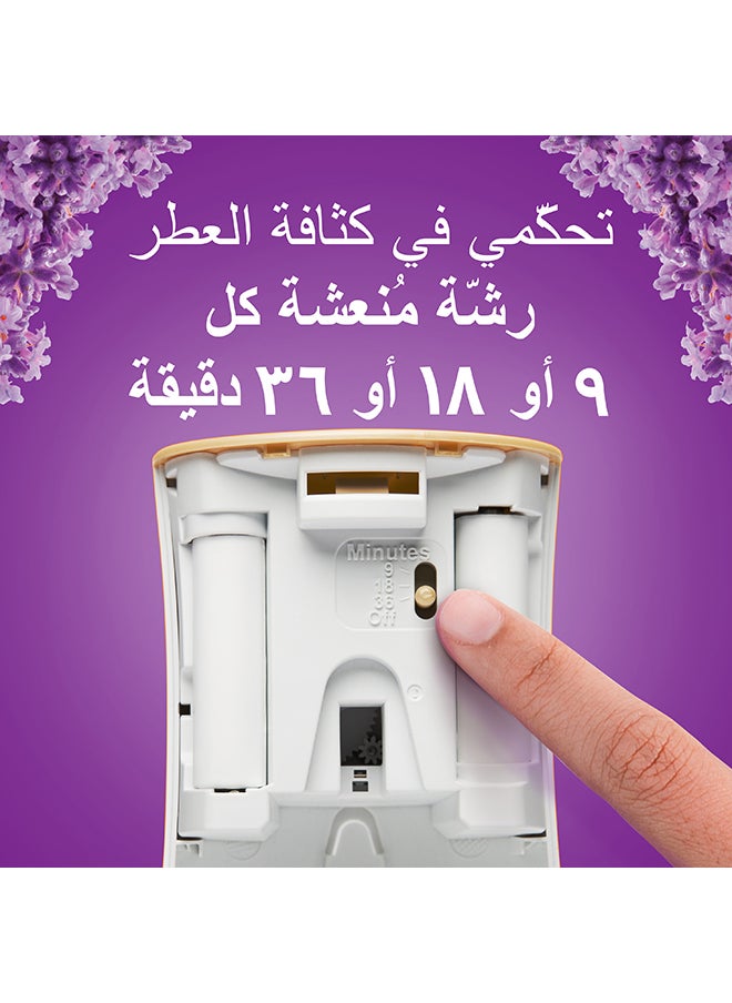 Glade Auto Electric Amber Oud  Plus Lavender Vanilla Scented Air Freshener Pack of 2  - Image 5