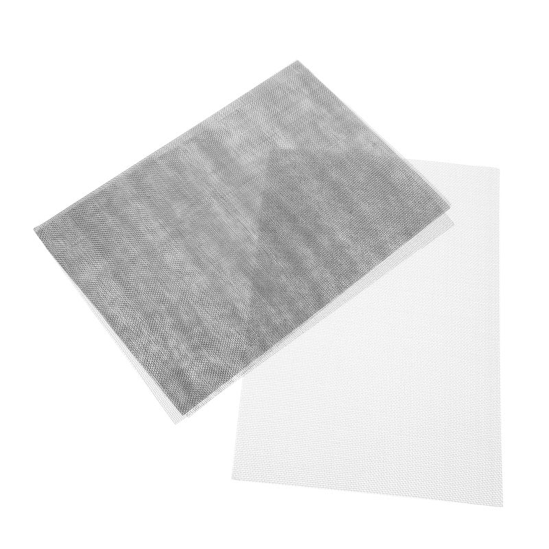 6sheets Stainless Steel Mesh Screen Sheets Ventilation Mesh for and Gardens for Debris Blocking and Animal Barrier - Image 1