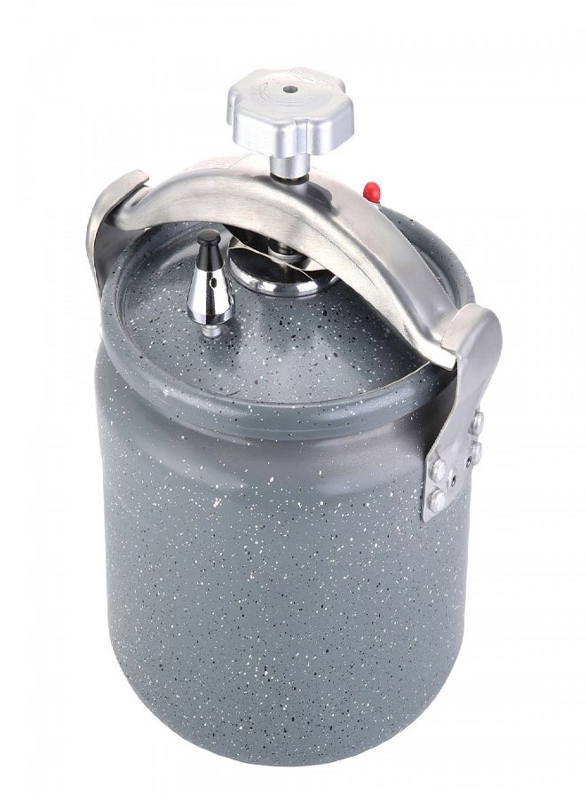AL SANIDI Ceramic coated pressure cooker, Pressure Cooker, Gray, 10 L  - Image 2