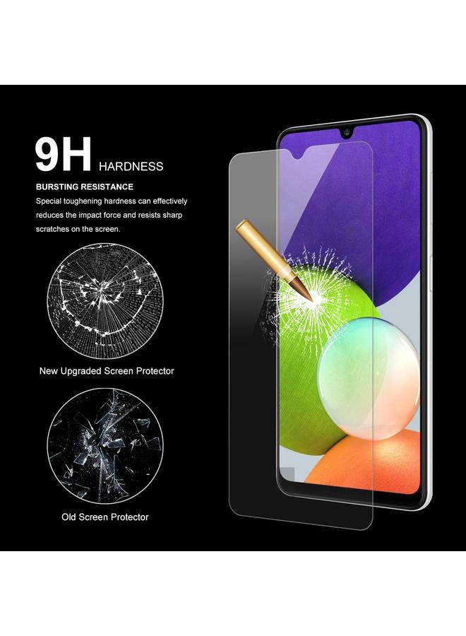 إيروريكس لهاتف سامسونج جالاكسي A22 4G، 5 قطع، واقي شاشة زجاجي مقوى بحافة منحنية 9H 2.5D، 0.26 مم - Image 2