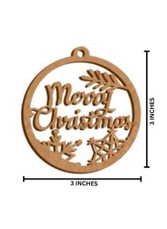 Webelkart Webelkart® Premium Merry Christmas Tree Hanging Ornaments for Christmas Decorations Items | Christmas Gifts for Home Decor (Pack of 12)  - Image 2