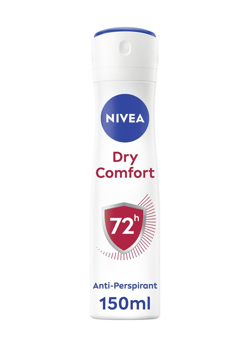 Nivea بخاخ مزيل العرق دراي كومفورت 150 مل عبوة من 3 - Image 2