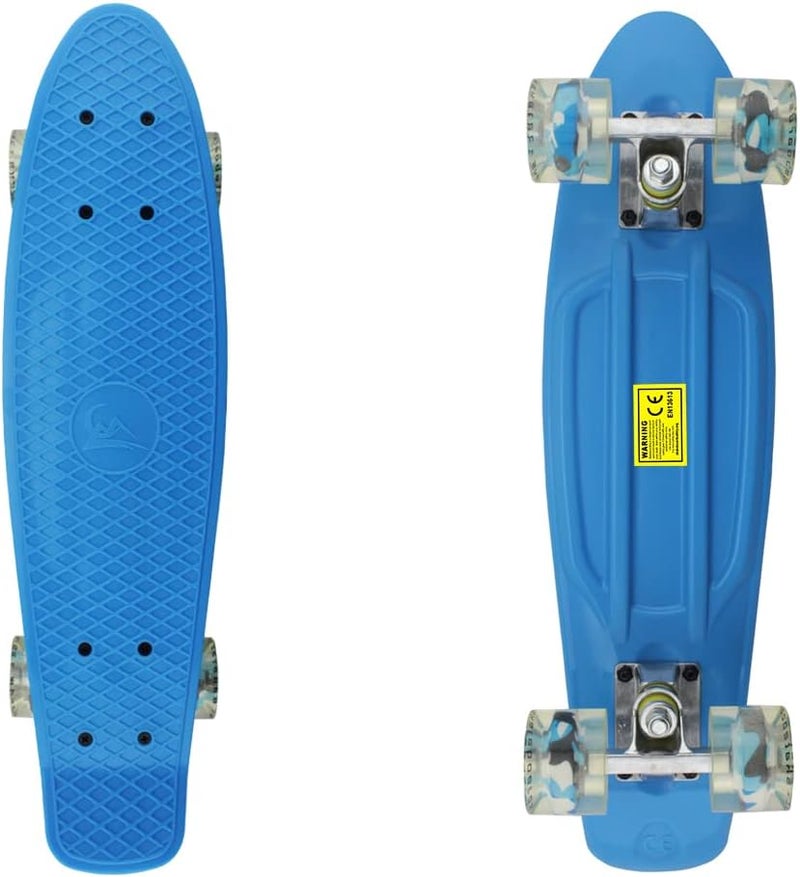 Meketec Skateboards Complete 22 Inch Mini Cruiser Retro Skateboard for Kids Boys Youths Beginners - Image 2