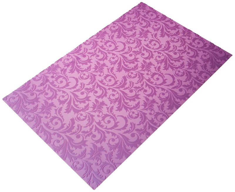 NY Cake Fondant Impression Mat Filigree Damask Design Silicone
