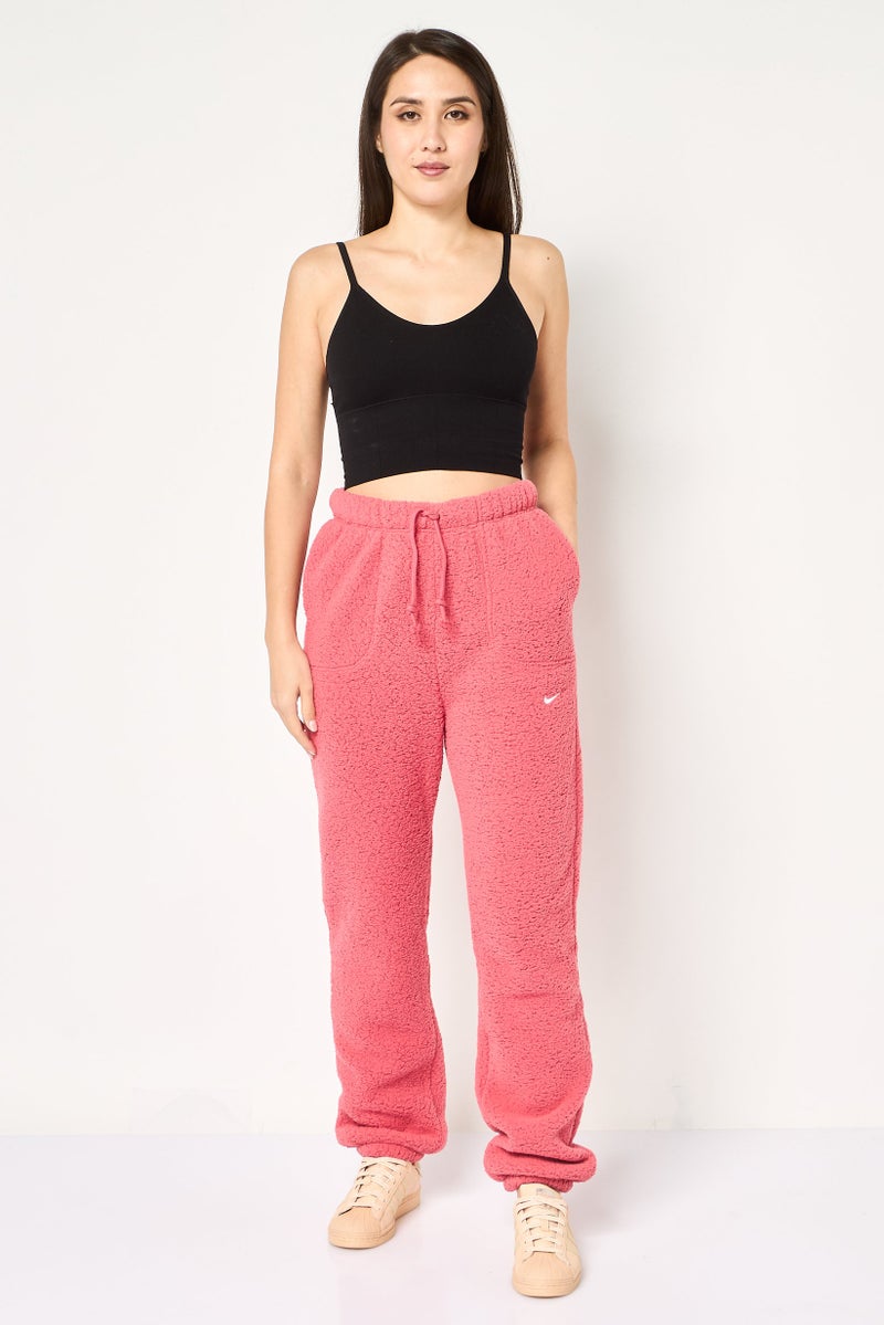 Nike Women Therma Fit Training Sweatpants, Dark Pink - Image 3