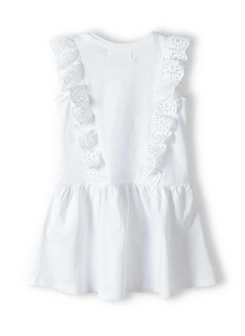 MINOTI Kids Girls Broderie Frill Dress