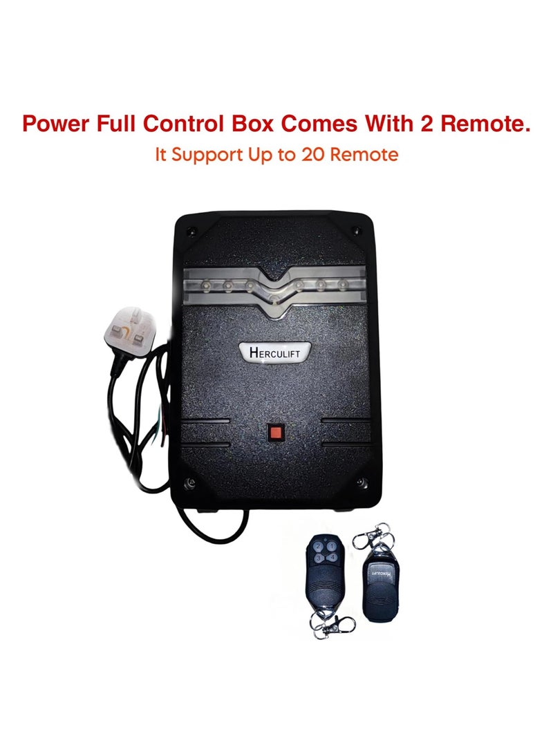 Herculift Garage Roll Door Opener Machine With 2 Remote - Image 3