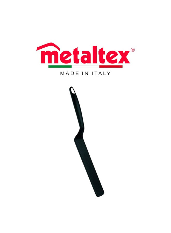 Metaltex مغرفة ميتالتكس نايلون السريعة للكريب 31 سم، ملعقة مرنة مقاومة للحرارة للبان كيك، الكريب والأطعمة الحساسة، آمنة غير لاصقة - Image 1