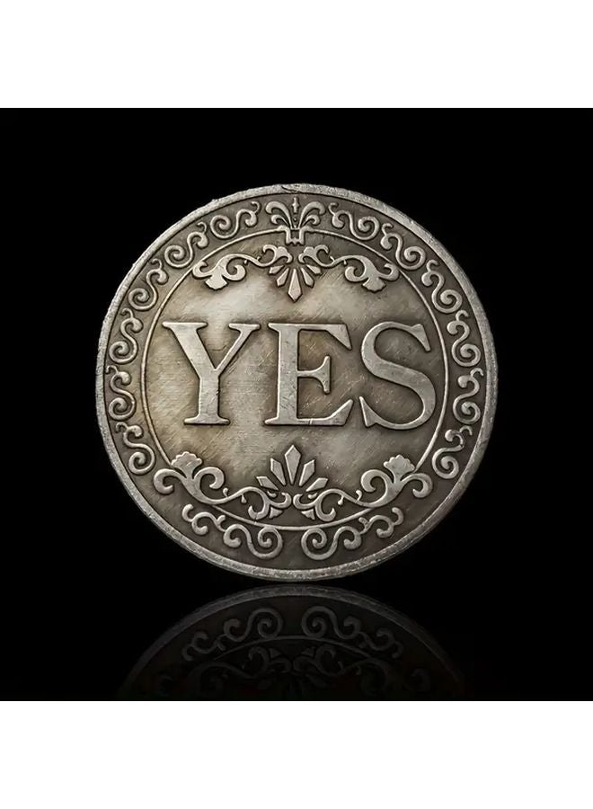 1pc Yes Or No Lucky Decision Coin Double Sided Commemorative Collectible Gift - Image 4
