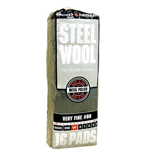 Homax - 33873161028 Steel Wool, Very Fine Grade #00,16 Pads - Image 1