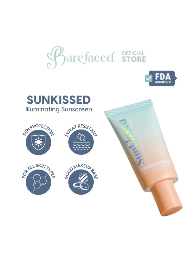 Barefaced Sunkissed Illuminating Sunscreen SPF50+ PA+++ - Image 3