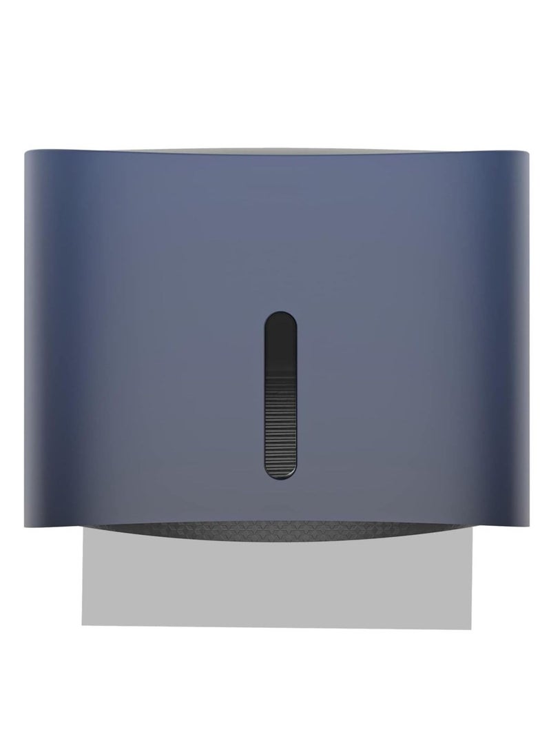 KASTWAVE Paper Towel Dispenser Wall Mount Paper Towel Holder Large Capacity C Fold Hand Towel Dispenser Bathroom Tissue Dispenser (Blue)  - Image 1
