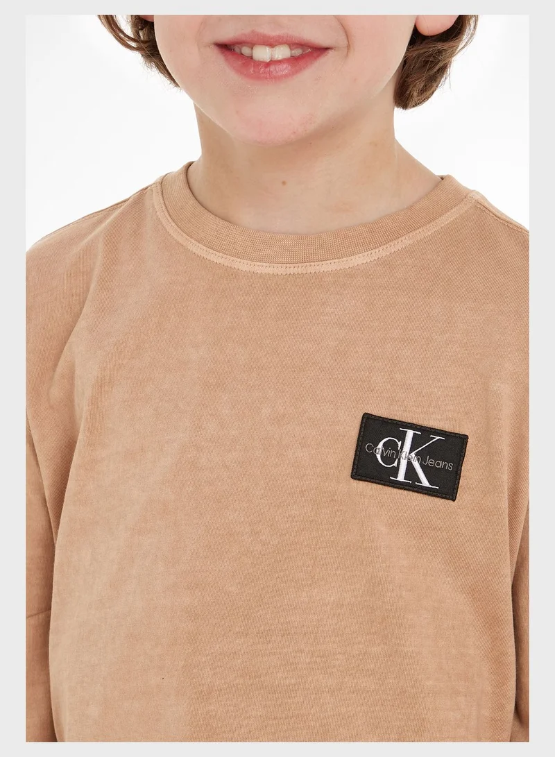 Calvin Klein Jeans Kids Crew Neck T-Shirt