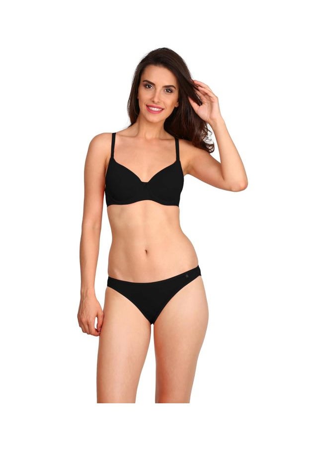 JOCKEY Jockey 1245 Women Under Wired Padded Super Combed Cotton Elastane Stretch Multiway Styling T Shirt Bra with Detachable Straps  - Image 5