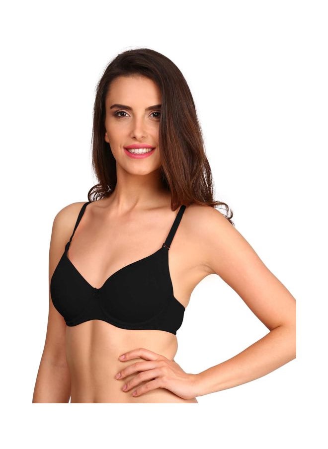 JOCKEY Jockey 1245 Women Under Wired Padded Super Combed Cotton Elastane Stretch Multiway Styling T Shirt Bra with Detachable Straps  - Image 4