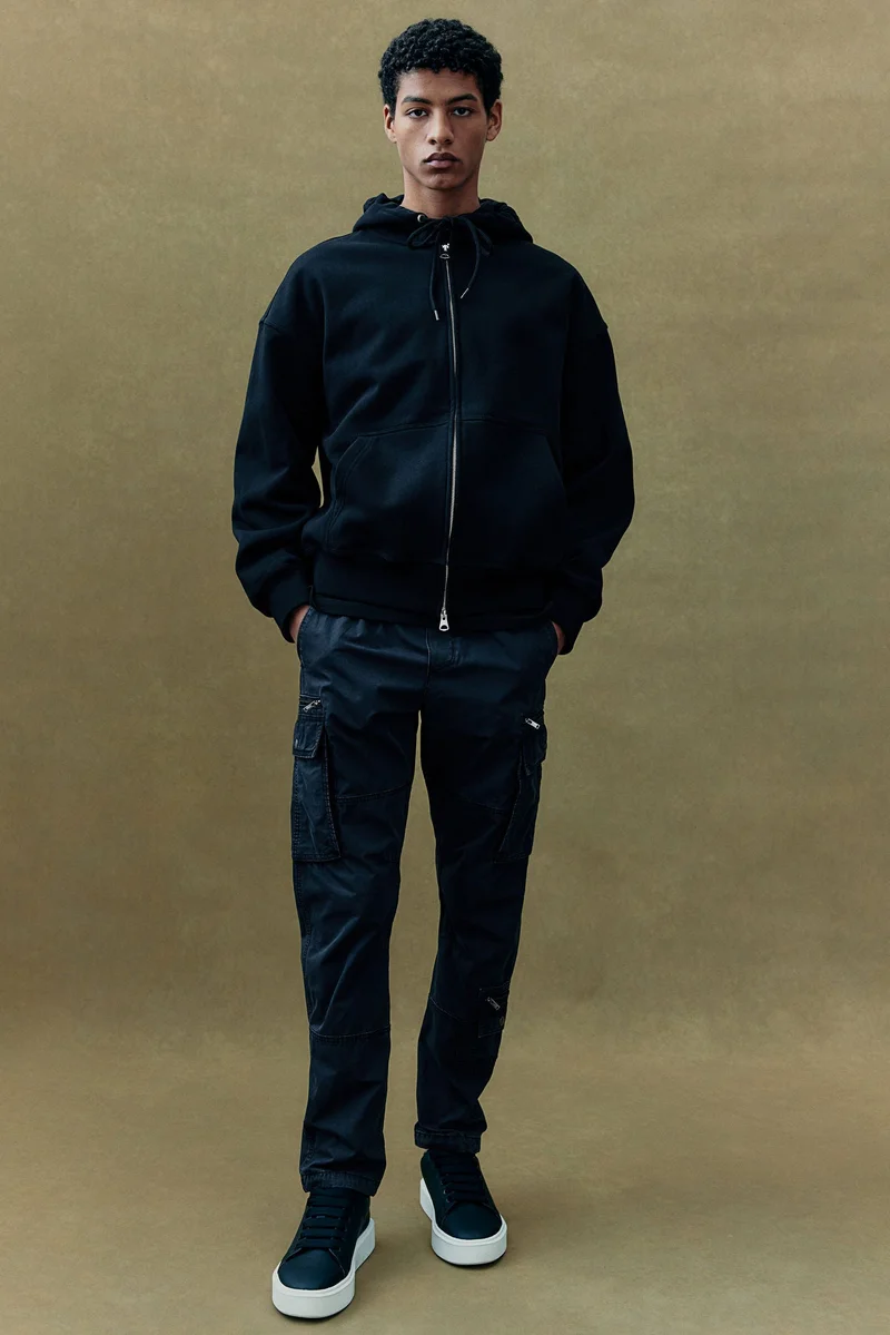 H&M Regular Fit twill cargo trousers