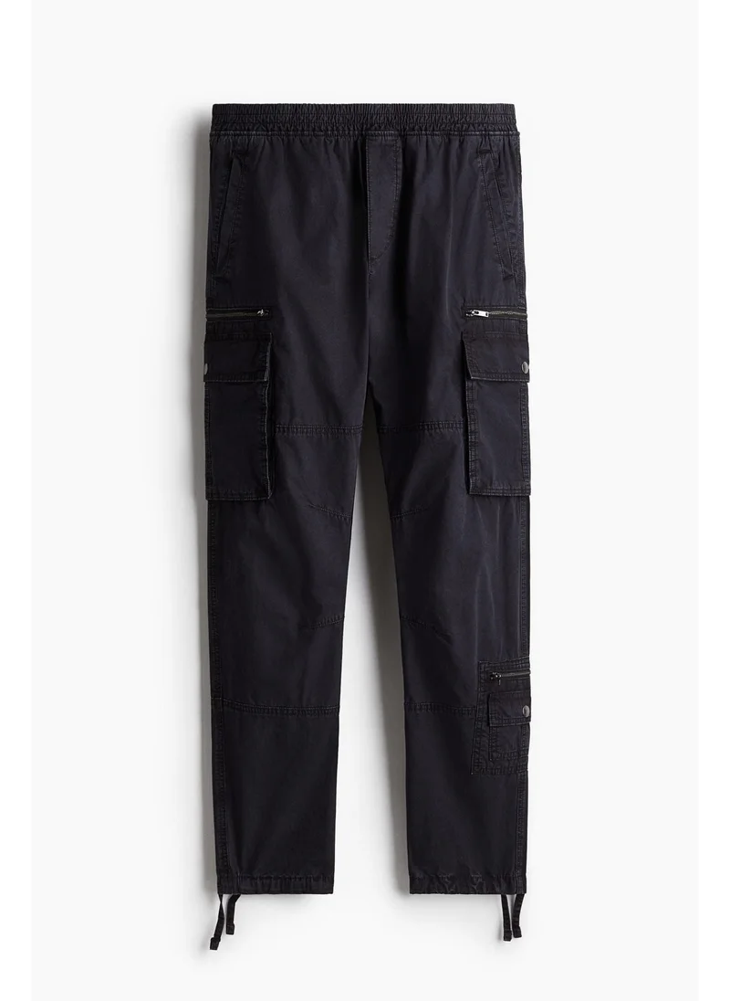 H&M Regular Fit twill cargo trousers