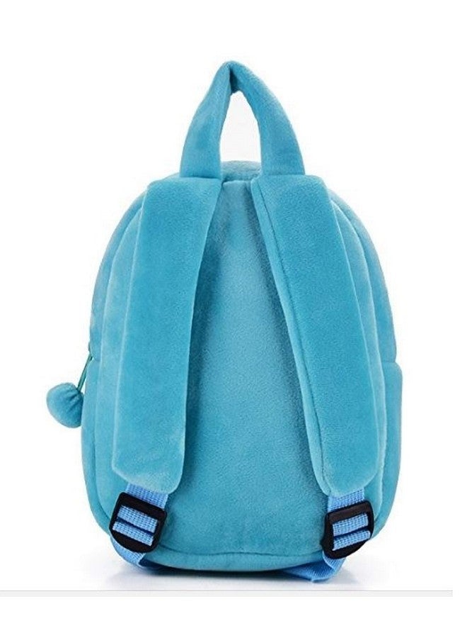 Frantic حقيبة ظهر قياسية باندا زرقاء سماوية من قماش مخملي بجيبين متوترين للأطفال من 2 إلى 5 سنوات للبنين والبنات، حضانة، روضة، نزهة (أفضل باندا زرقاء سماوية) قياسية، 10 لترات - Image 5