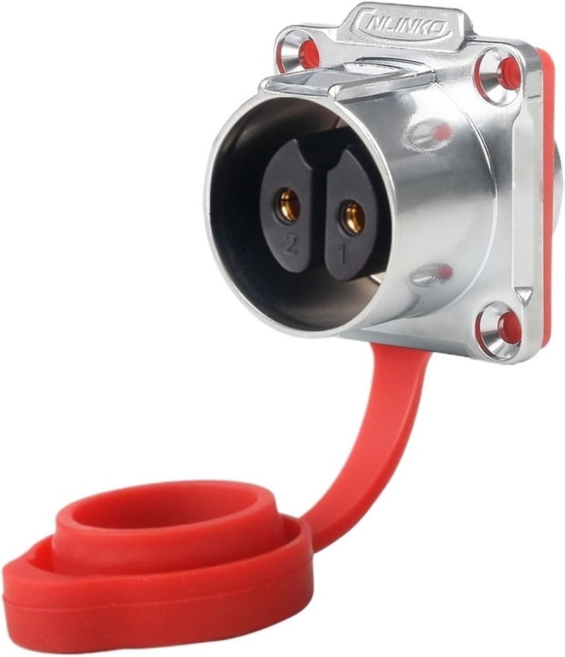 M24 IP68 Waterproof Electrical Connector 10 Pin 25A Male Plug & Female Socket Panel Aviation Connector(Socket B) - Image 1
