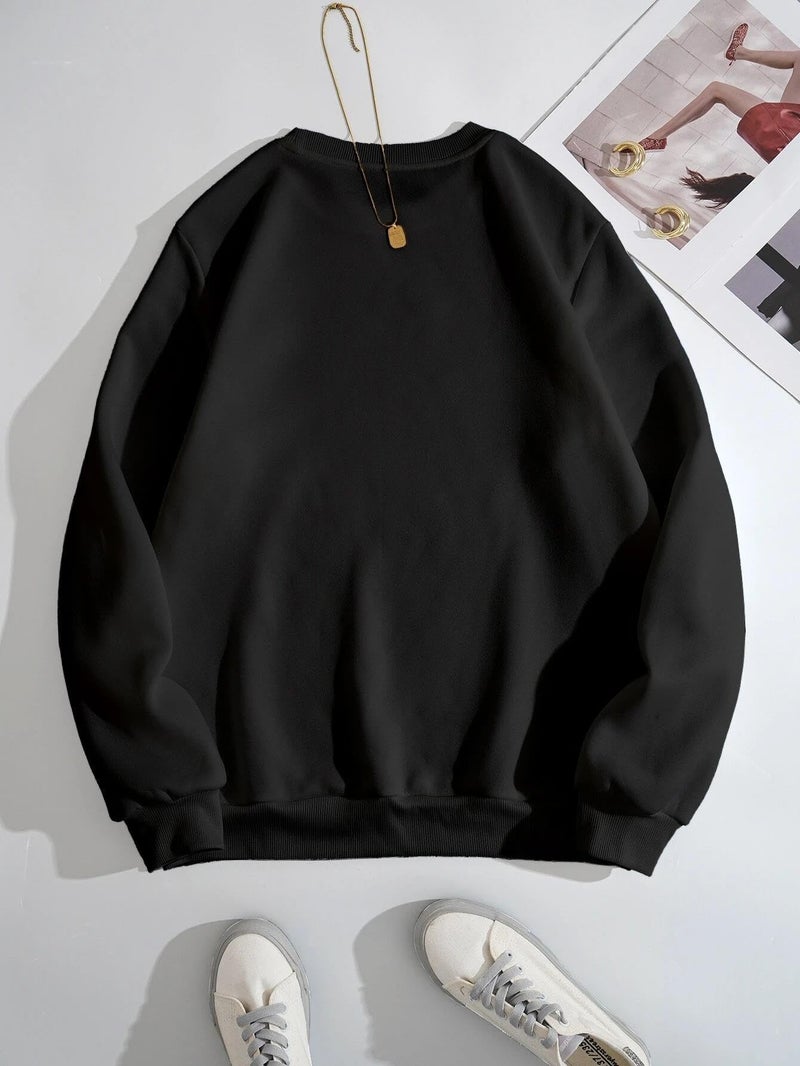 KOTTY Women Full Sleeve Round Neck Pinted Sweatshirt - Image 4