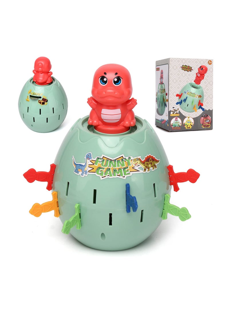 Zikra Pop Up Kids Game, Dinosaur Action Board Game Family Fun Activity Preschool Children's Game Classic Board Game Toddler Action Game or 3 4 5 6 7 8 9 10 11 Year Old Boys Girls Children Toddlers - Image 1