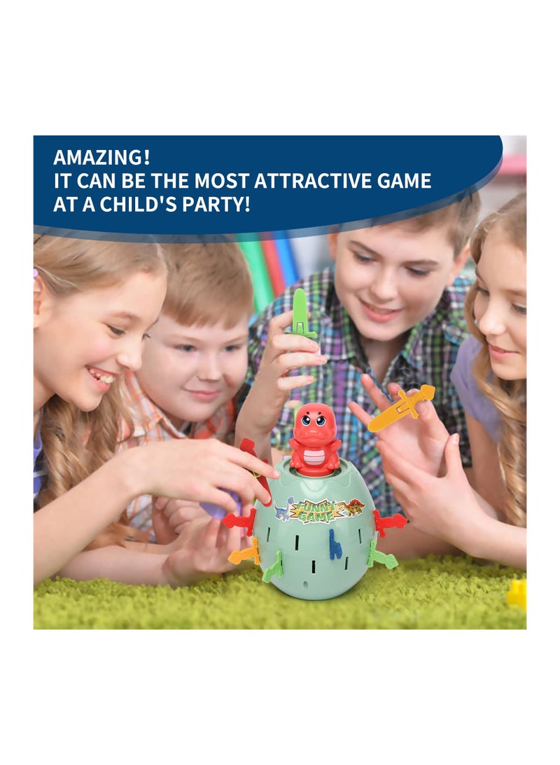 Zikra Pop Up Kids Game, Dinosaur Action Board Game Family Fun Activity Preschool Children's Game Classic Board Game Toddler Action Game or 3 4 5 6 7 8 9 10 11 Year Old Boys Girls Children Toddlers - Image 5