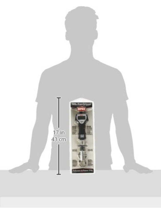 Rapala 227863 Digital Fish Gripper, Black/Silver - Image 2