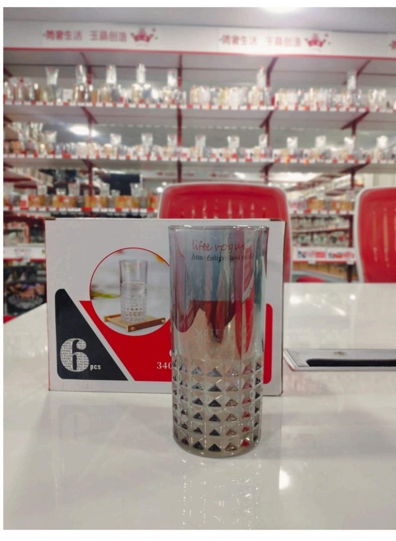 Yujing Glass water cup set (6 pieces) - Image 2