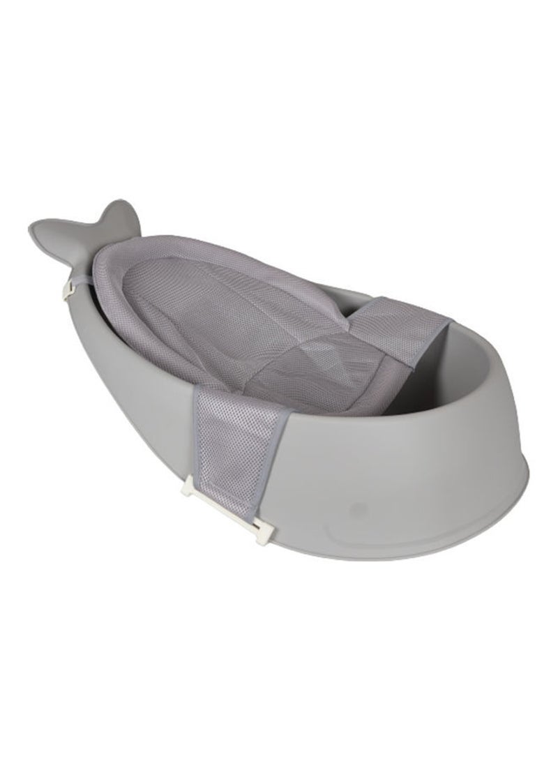 Latafah 3-Stage Baby Bathtub with Mesh Sling & Drain Plug – Anti-Slip Infant Bath Tub from Newborn to Toddler – Compact Baby Bath with Soft Support - Image 1