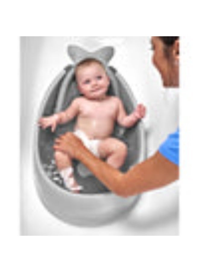 Latafah 3-Stage Baby Bathtub with Mesh Sling & Drain Plug – Anti-Slip Infant Bath Tub from Newborn to Toddler – Compact Baby Bath with Soft Support - Image 2