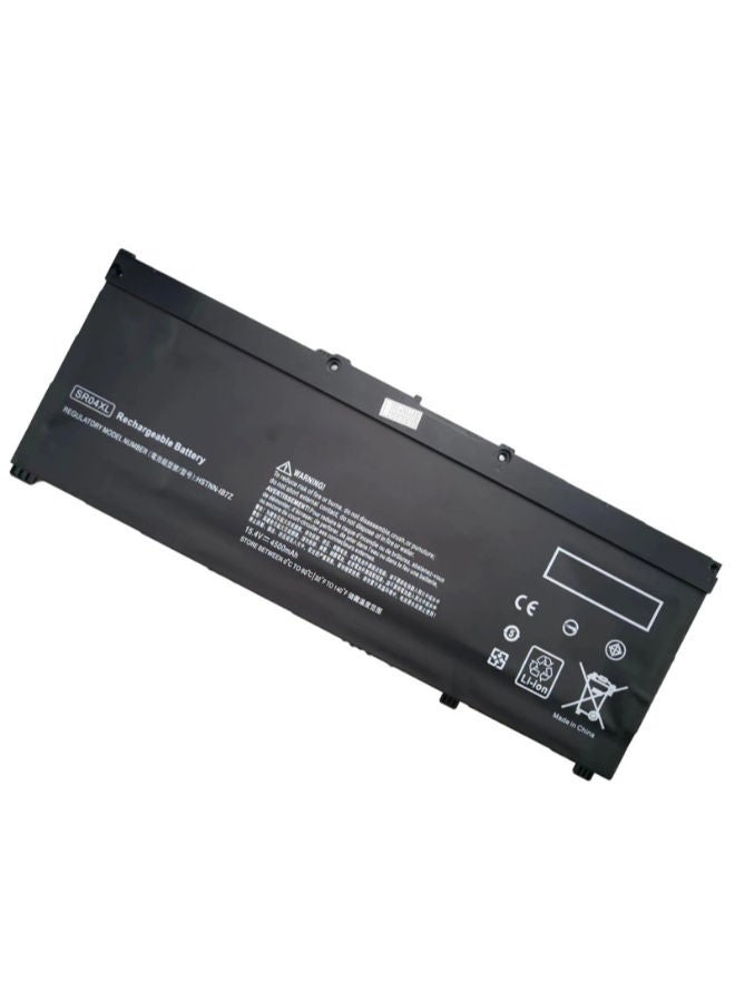 لاب-تك بطارية كمبيوتر محمول متوافقة مع أجهزة HP Omen 15 وPavilion Gaming 17 - تناسب أرقام الأجزاء SR04XL وHSTNN-DB7W وL08855-855 - 15.4 فولت / 41 واط/ساعة - ضمان لمدة 6 أشهر من LAPTECH - Image 1
