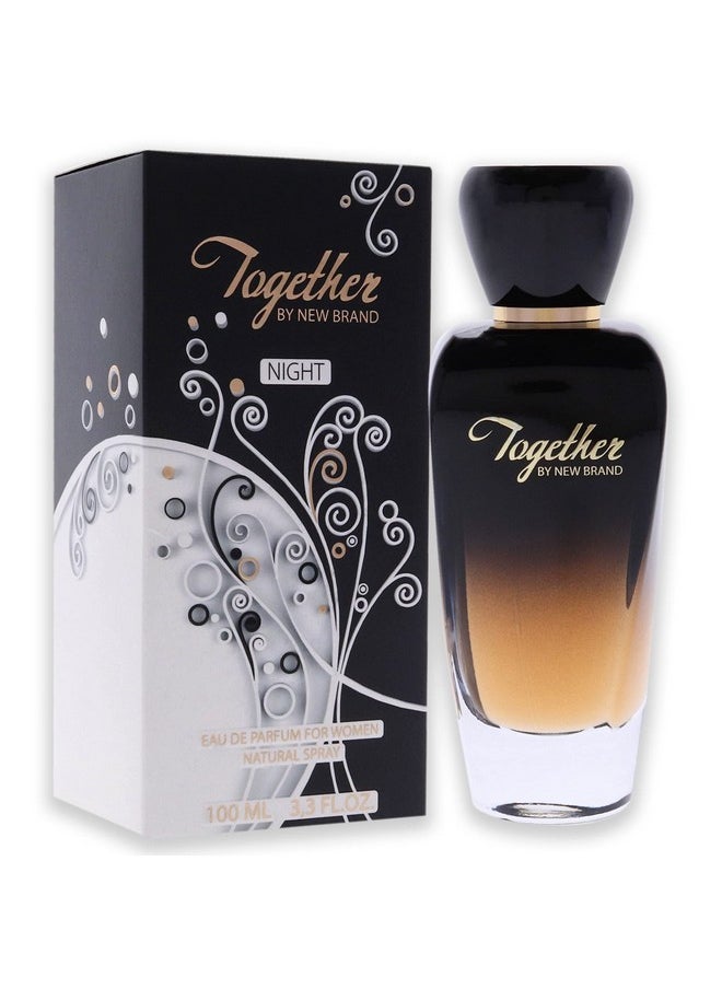 NEW BRAND New Brand Together Night EDP Spray Women 3.3 oz,tnig1w  - Image 3