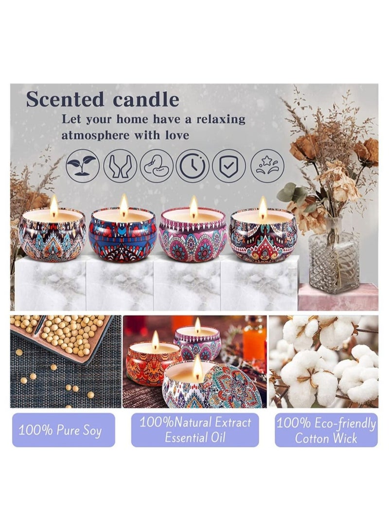 DMG TECH Scented Candles Gift Set for Women,9 Pack Aromatherapy Candle for Home Scented,Natual Soy Candles Gifts for Anniversary, Birthday, Mother's Day, Bath,Spa, Meditation  - Image 5