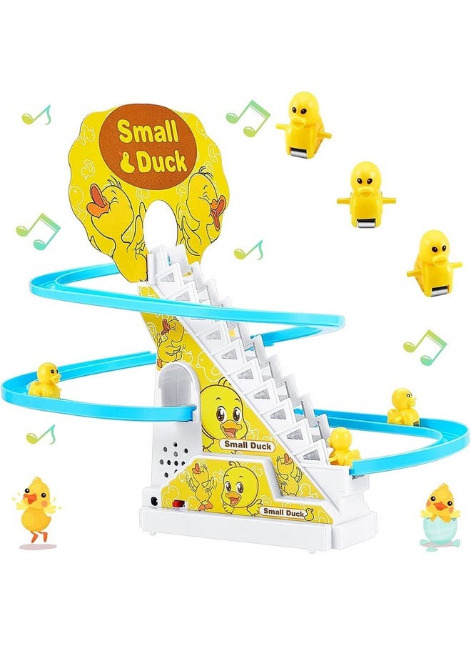 Toyshine 3 Duck Slide Toy Set, Funny Automatic Stair Climbing Ducklings Cartoon Race Track Set Little Lovely Duck Slide Toy Escalator Toy - pzsku/Z3128CBD7F9D2A6650966Z/45/_/1736426809/98be58f0-a3c3-4871-8d99-dfd72b941ebe