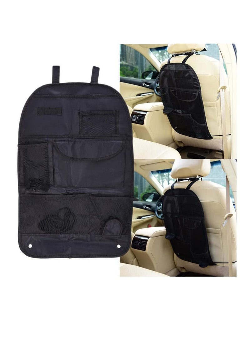 Generic Car seat back multi-pocket hanging storage bag organizer holder accessory, multi-functional seat back collection bag car - Image 1