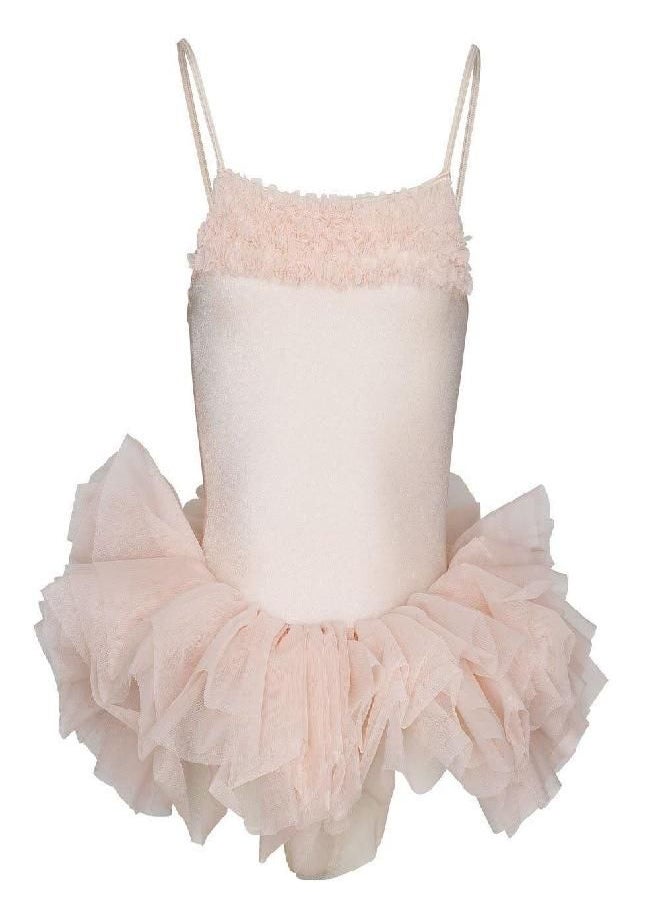 Bloch - Bloch Toddler Desdemona Tutu Leotard, Light Pink-2/4 - Image 1