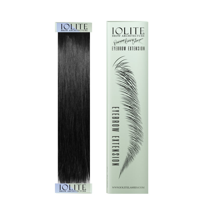 IOLITE إكستينشن الحواجب من إيولايت من ألياف المنك الطبيعية | شعر طويل مستقيم لإكستينشن الحواجب | ألياف الحواجب