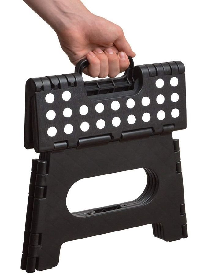 AMERTEER Foldable Step Stool – 11 Inches Wide and 8 Inches Tall Holds Up to 300 lbs Plastic - Image 3