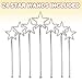 ArtCreativity Sparkly Star Wand Bulk Pack of 24 Princess Party Favors for Girls and Boys Silver Star Wand 75 Inch Magic Toy Wands with Rhinestones Princess Costume DressUp Accessories - Image 4