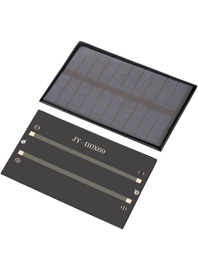1.2W 5V Mini Portable Polycrystalline Solar Panel DIY Power Module Charger 110 * 69mm  - Image 5