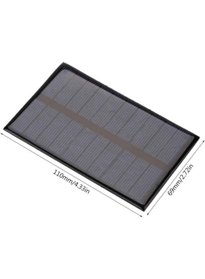 1.2W 5V Mini Portable Polycrystalline Solar Panel DIY Power Module Charger 110 * 69mm  - Image 3