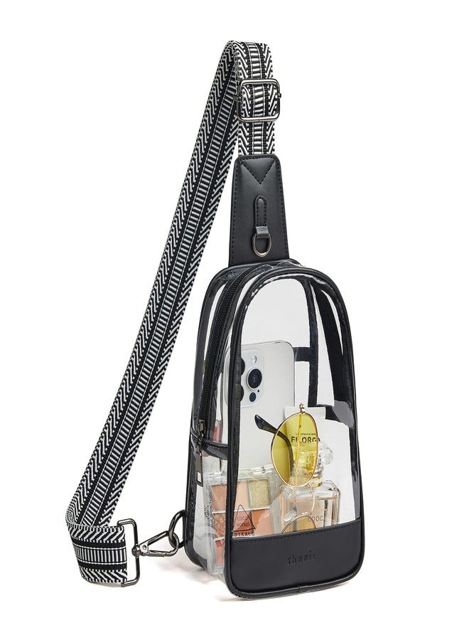 Shrrie Clear Bag for Stadium Events Transparent Crossbody Sling Bag for Women & Men - Stadium Approved, Concerts & Sports - Image 1
