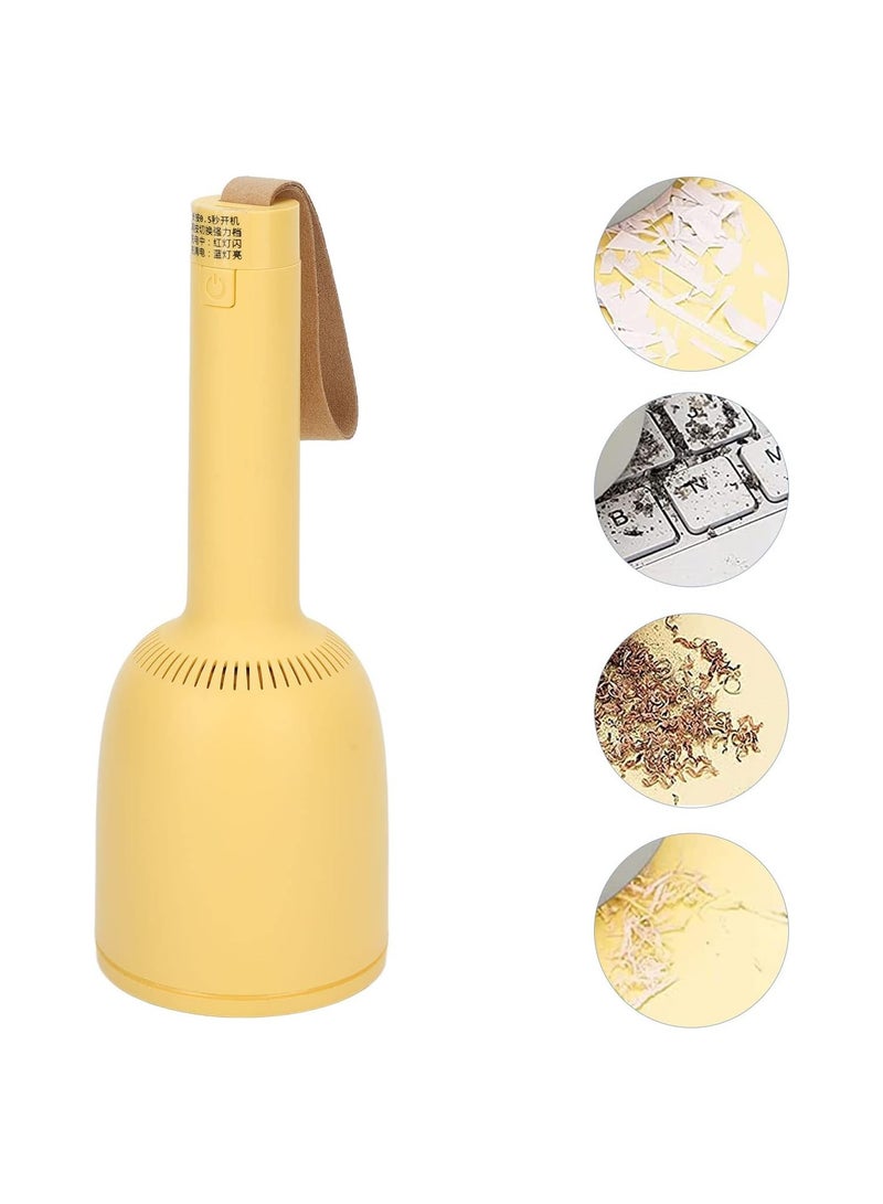 SYOSI Mini USB Desktop Cleaner, Desk Vacuum Cleaner, Rechargeable Desktop USB Vacuum Cleaner, Handy Cordless Vacuum Cleaner, Portable, Desk Dust Cleaner, Higher Suction PC Keyboard Car Seat Cleaning Tool - Image 2