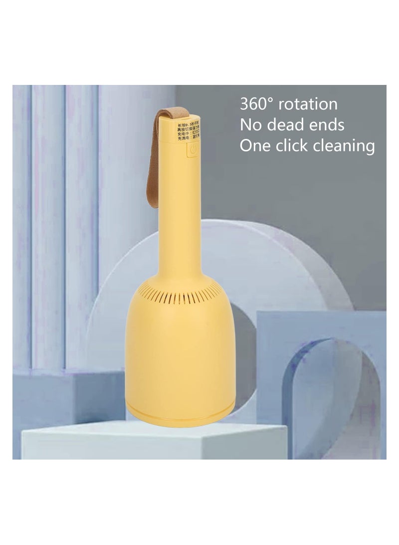 SYOSI Mini USB Desktop Cleaner, Desk Vacuum Cleaner, Rechargeable Desktop USB Vacuum Cleaner, Handy Cordless Vacuum Cleaner, Portable, Desk Dust Cleaner, Higher Suction PC Keyboard Car Seat Cleaning Tool - Image 4