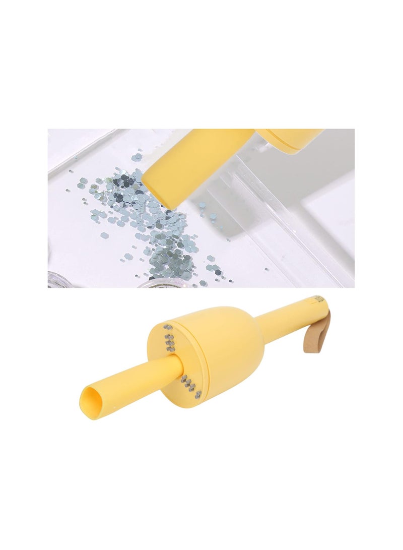 SYOSI Mini USB Desktop Cleaner, Desk Vacuum Cleaner, Rechargeable Desktop USB Vacuum Cleaner, Handy Cordless Vacuum Cleaner, Portable, Desk Dust Cleaner, Higher Suction PC Keyboard Car Seat Cleaning Tool - Image 3