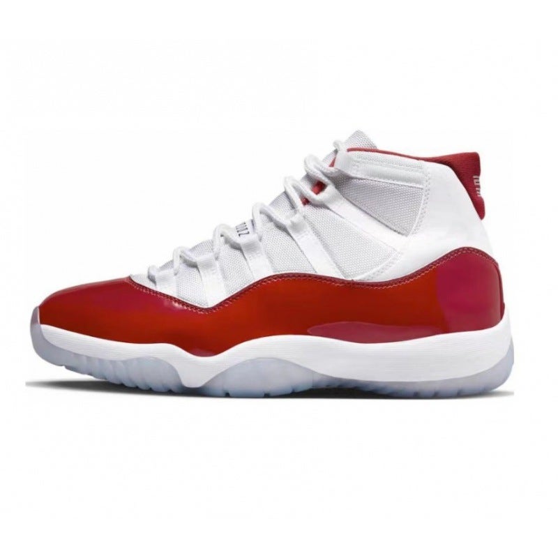 Putian Company-Level Version Of Aj11 Big Devil Bugs Bunny Classic Baby'S Breath Kang Buckle Black And White High And Low Basketball Shoes - Image 1